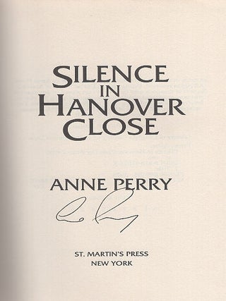 Silence in Hanover Close