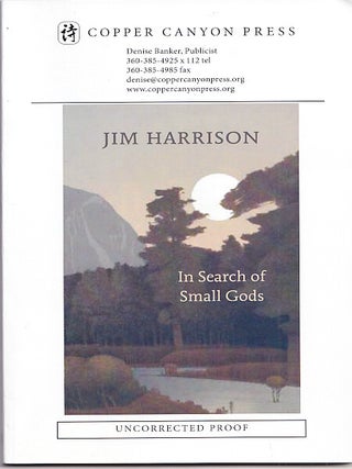 Item #654166 In Search of Small Gods. Jim Harrison