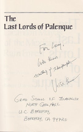 Last Lords of Palenque: The Lacandon Mayas of the Mexican Rain Forest