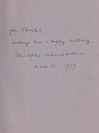 Christopher and His Kind, 1929-1939