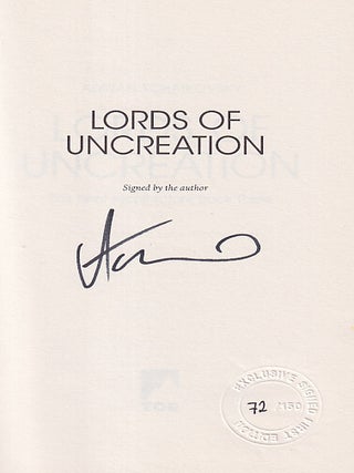 Lords of Uncreation (The Final Architecture, 3)