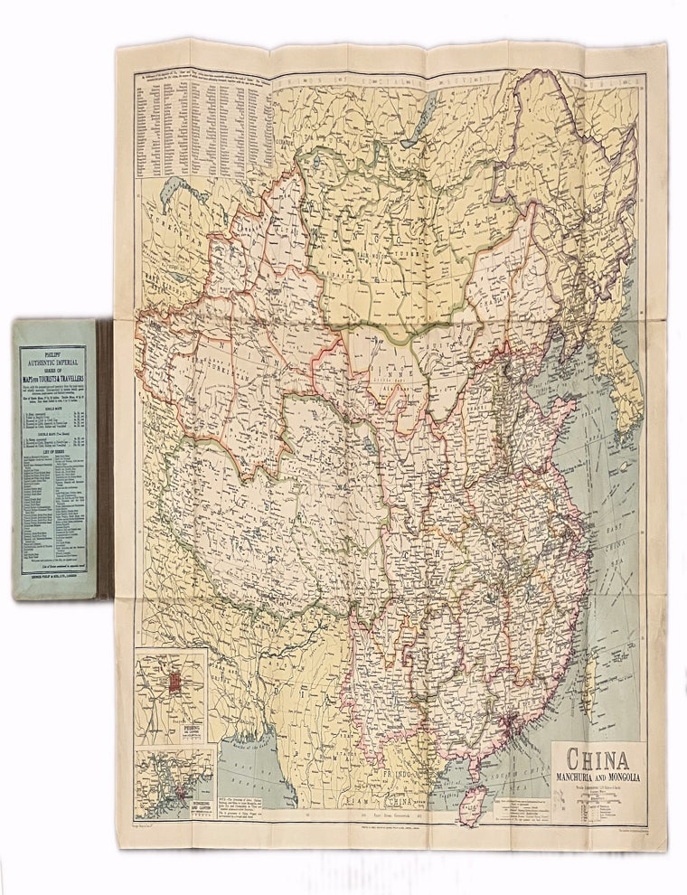 Item #659525 Philips' Authentic Imperial Maps For Tourists & Travellers &ndash; China
