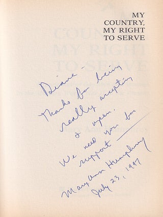 My Country, My Right to Serve: Experiences of Gay Men and Women in the Military, World War II...