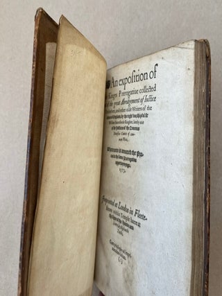 An Exposition of the Kinges Prerogatiue, collected out of the great Abridgement of Iustice Fitzherbert, and other olde Writers of the lawes of England