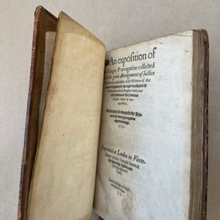 An Exposition of the Kinges Prerogatiue, collected out of the great Abridgement of Iustice Fitzherbert, and other olde Writers of the lawes of England
