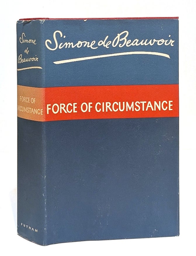 Item #664075 Force of Circumstance. Simone De Beauvoir.
