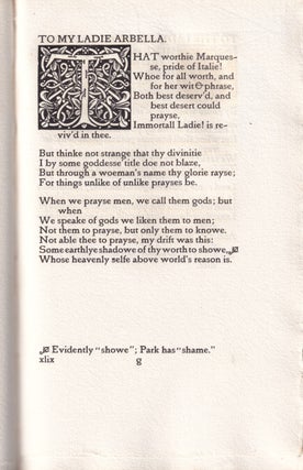 The Poems & Sonnets of Henry Constable
