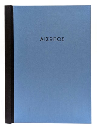 Item #665451 Aesop: Fables Told In Type And Ornament. Pasadena Archetype Press