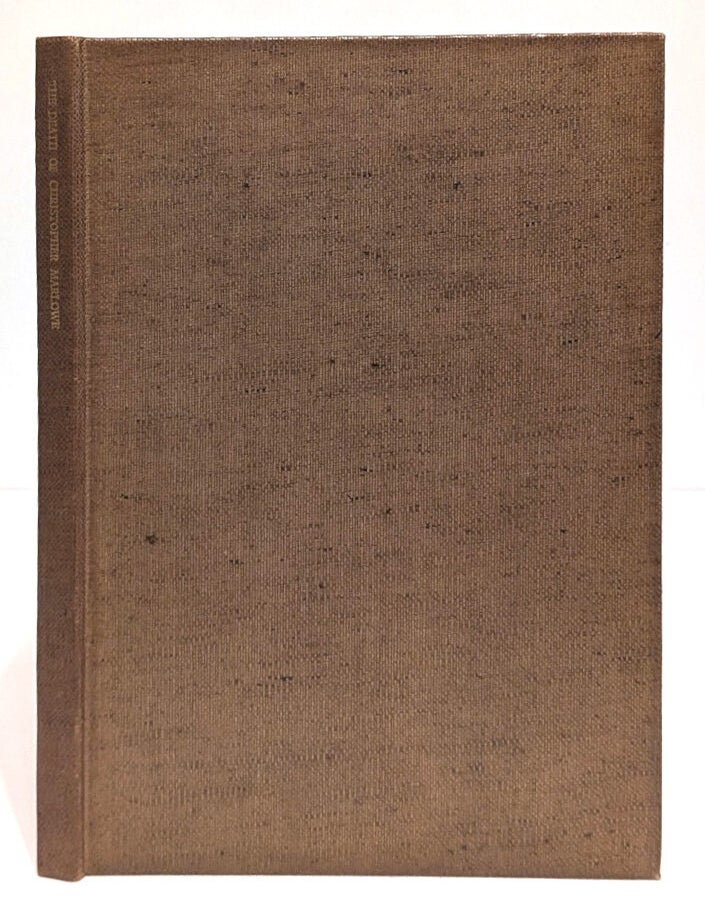Item #666776 The Death of Christopher Marlowe. J. Leslie Hotson.