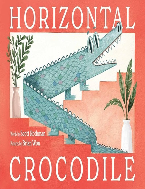 Item #666807 Horizontal Crocodile. Scott Rothman.