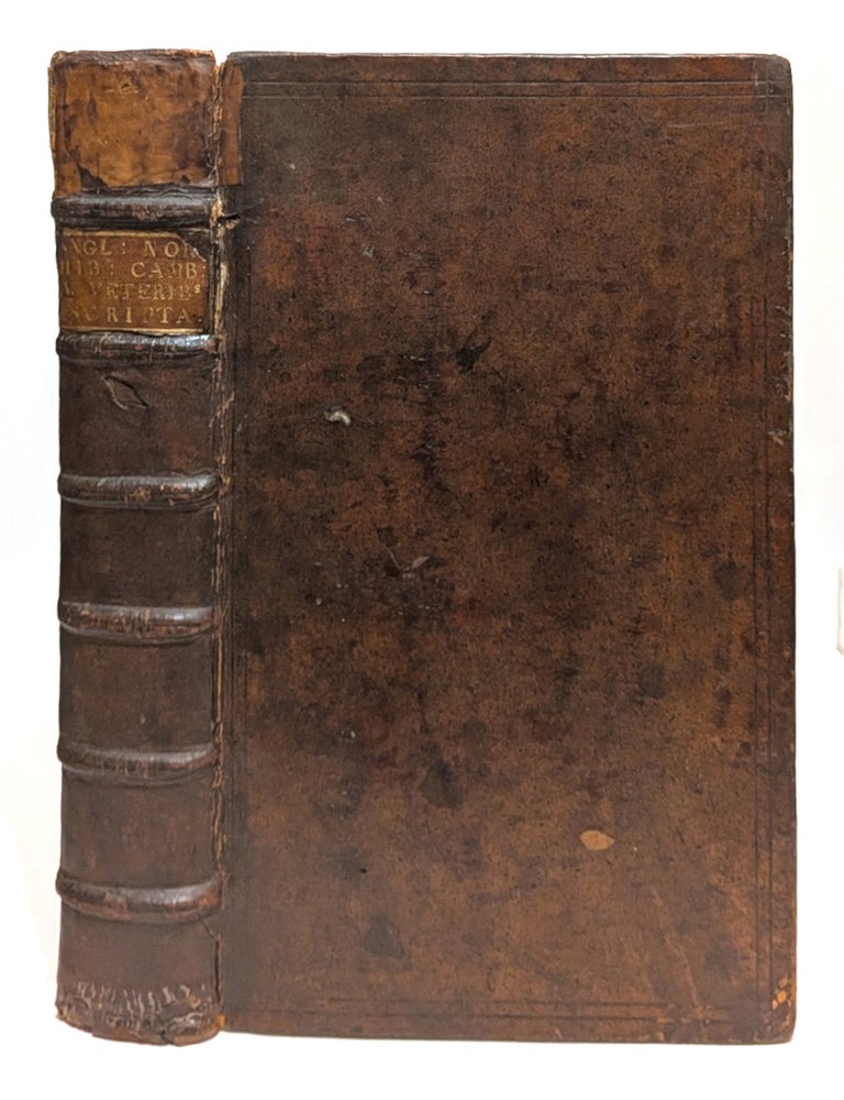 Item #667359 Anglica, Normannica, Hibernica, Cambrica, A Veteribus Scripta: Ex quibis, Asser Meneuensis, Anonymus de vita Gulielmi Conquestoris, Thomas VValsingham, Thomas de la More, Gulielmus Gemiticensis, Giraldus Cambrensis: Plerique nunc primum . editi, ex Bibliotheca Guilielmi Camdeni. William Camden.