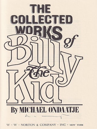 The Collected Works of Billy the Kid