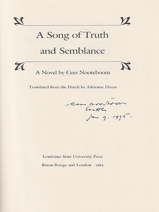 Song of Truth and Semblance