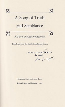 Song of Truth and Semblance