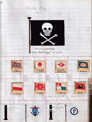 Catalogue E.W.C. [cover title]. 19th-century flag identification guide [or manufacturer's catalog]