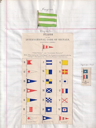 Catalogue E.W.C. [cover title]. 19th-century flag identification guide [or manufacturer's catalog]