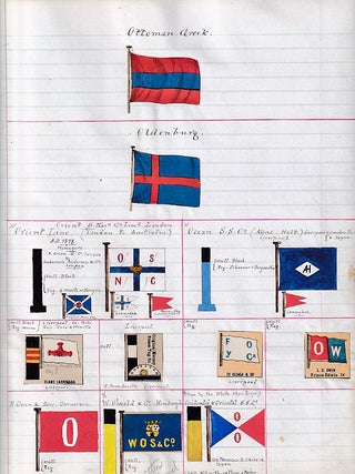 Catalogue E.W.C. [cover title]. 19th-century flag identification guide [or manufacturer's catalog]