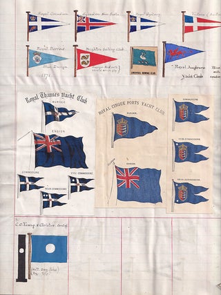 Catalogue E.W.C. [cover title]. 19th-century flag identification guide [or manufacturer's catalog]