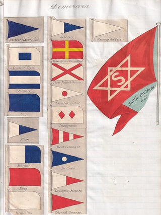 Catalogue E.W.C. [cover title]. 19th-century flag identification guide [or manufacturer's catalog]