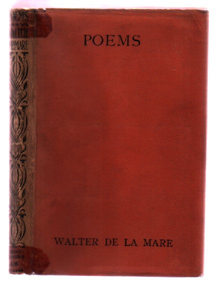 Item #L007863 Poems. Walter De la Mare.