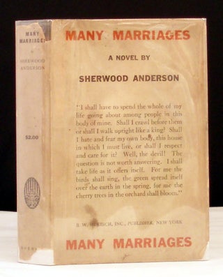 Item #L007985 Many Marriages. Sherwood Anderson