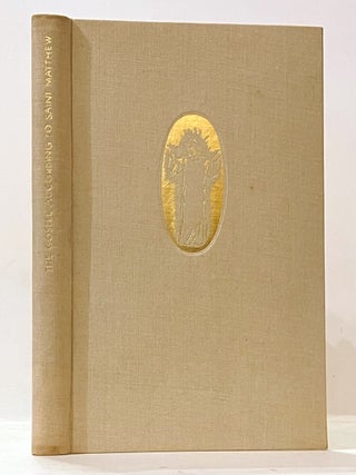 Item #L010103 The Gospel According to Saint Matthew. Bible. N. T. Gospels. Matthew