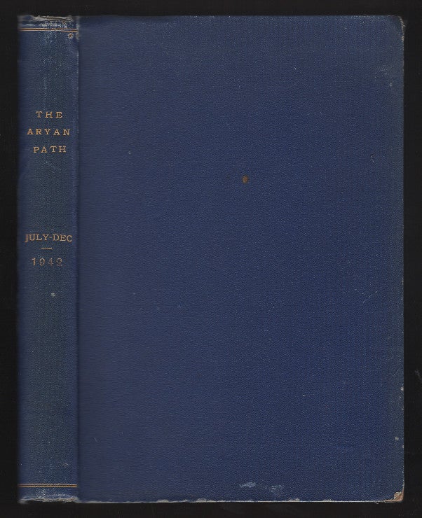 Item #L022918 The Aryan Path: Volume 13 [Nos. 7-12: July]-December 1942. na.