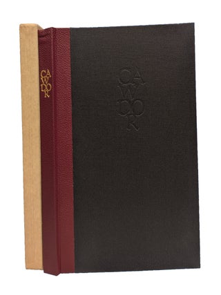 Item #L023178 Cawdor. Robinson Jeffers
