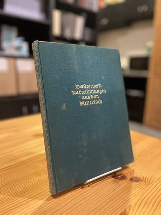 Item #L025262 Aufzeichnungen aus dem Kellerloch. Walter Becker, Fyodor Mikhailovich Dostoevsky