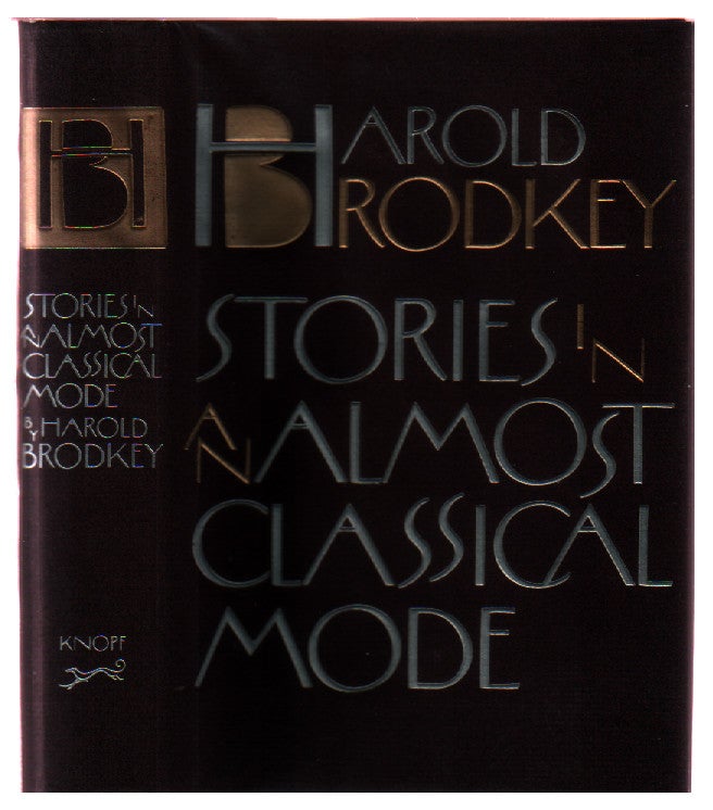 Item #L045148 Stories In An Almost Classical Mode. Harold Brodkey.