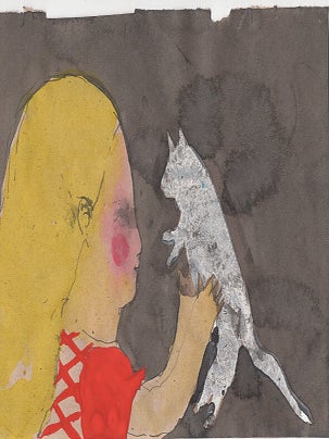 Item #L054081 Oh, You Wicked Little Thing : Sketch for Through the Looking Glass and What Alice...