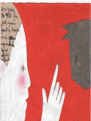 Item #L054083 I'm Going to Tell You All Your Faults : Sketch for Through the Looking Glass and...