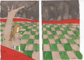 Item #L054097 Chess-board Diptych: I Declare it's Marked Out Just Like a Large Chess-board :...