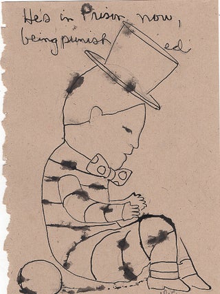 Item #L054121 King's Messenger ... in Prison now, Being Punished : Sketch for Through the Looking...