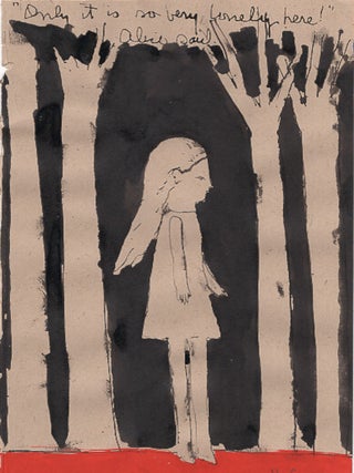 Item #L054124 'Only it is So Very Lonely Here' : Sketch for Through the Looking Glass and What...