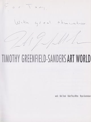 Timothy Greenfield-Sanders Art World