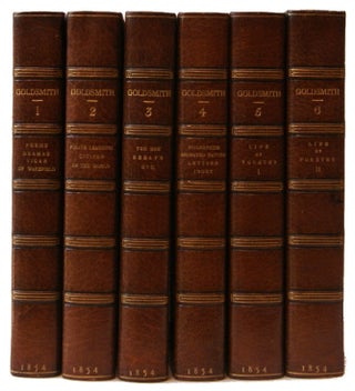 Item #L071422 The Works of Oliver Goldsmith [4 Volume Set]; [with] The Life and Times of Oliver...