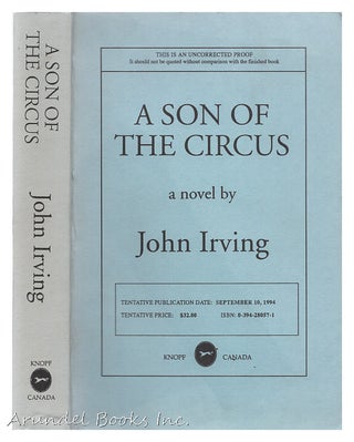 Item #L074104 A Son of the Circus. John Irving
