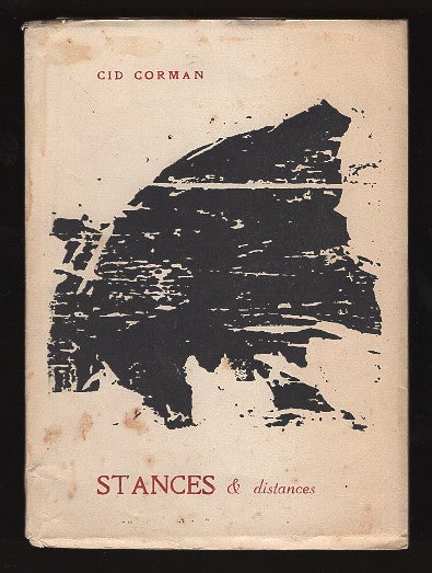 Item #L026588 Stances & distances. Cid Corman.
