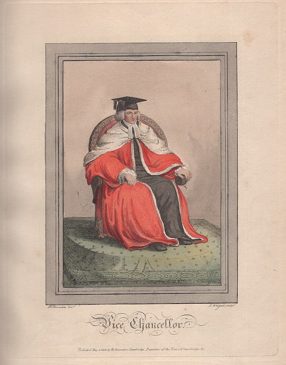 Item #L064499 Costume of the University of Cambridge: Drawn and Published By R. Harraden. R. Harraden, Richard.
